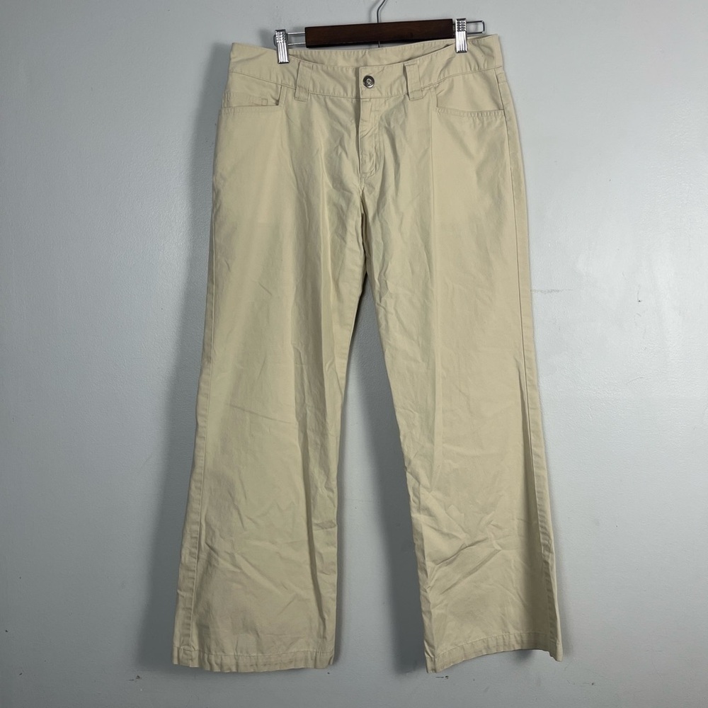 Patagonia organic cotton cream bootcut pants size 10